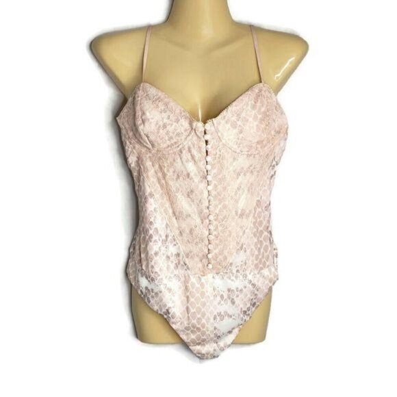 NEW AFRM The River Bodysuit in Pastel Snake Women's Size L‎ NWT - Picture 3 of 8